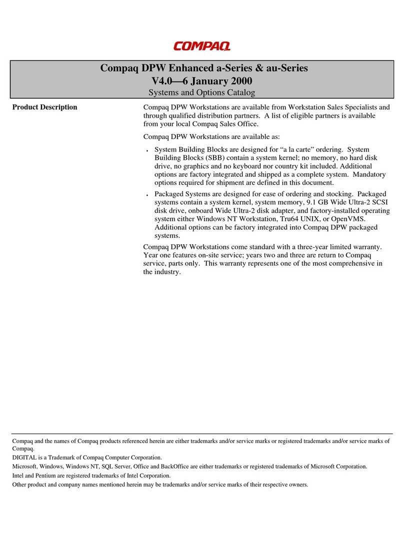 Compaq a-Series User manual