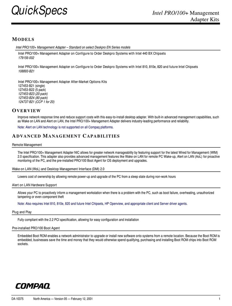 Compaq 127453-B21 Quickspecs