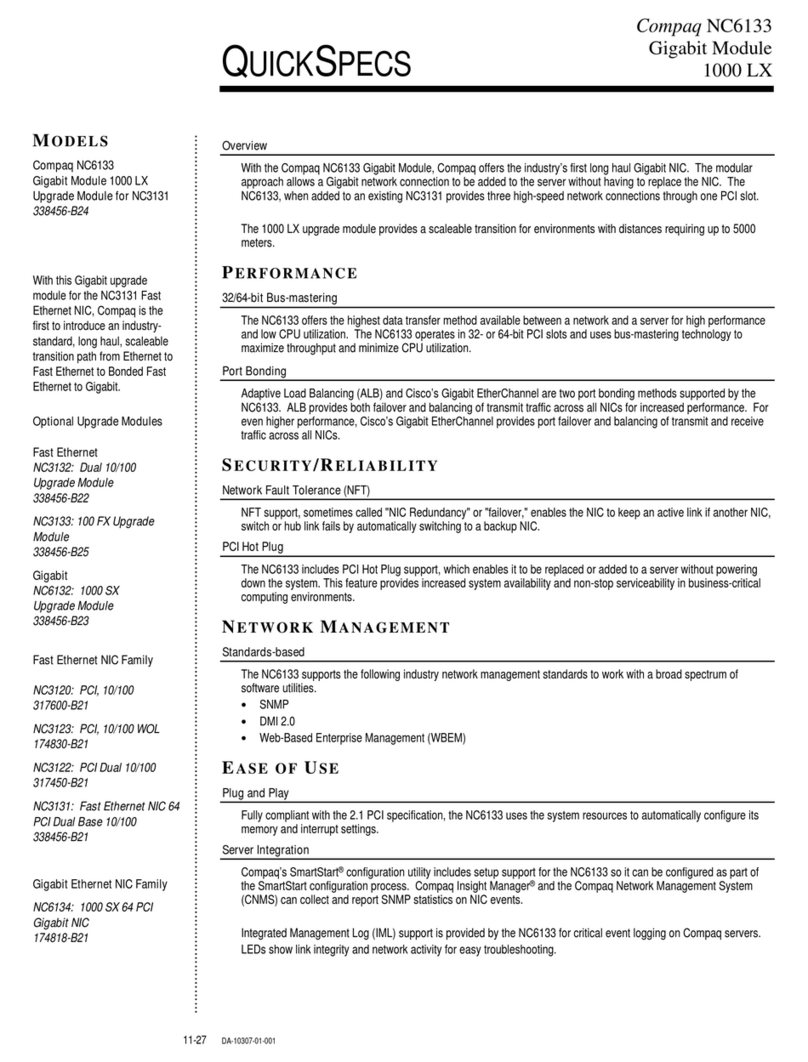 Compaq 1000 LX Quickspecs