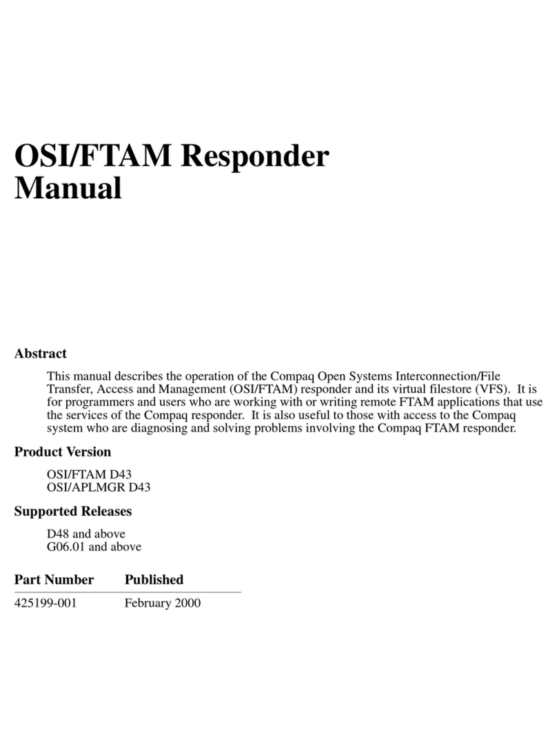 Compaq OSI/FTAM D43 User manual