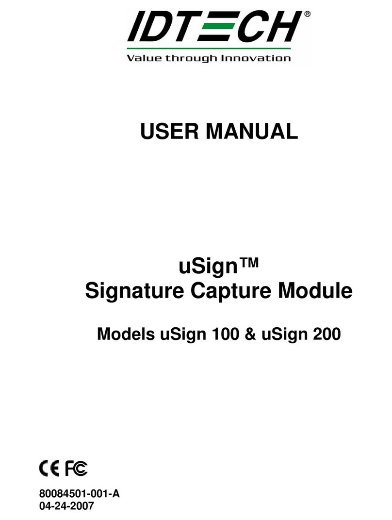 Compaq uSign Signature Capture Module uSign 100 user manual