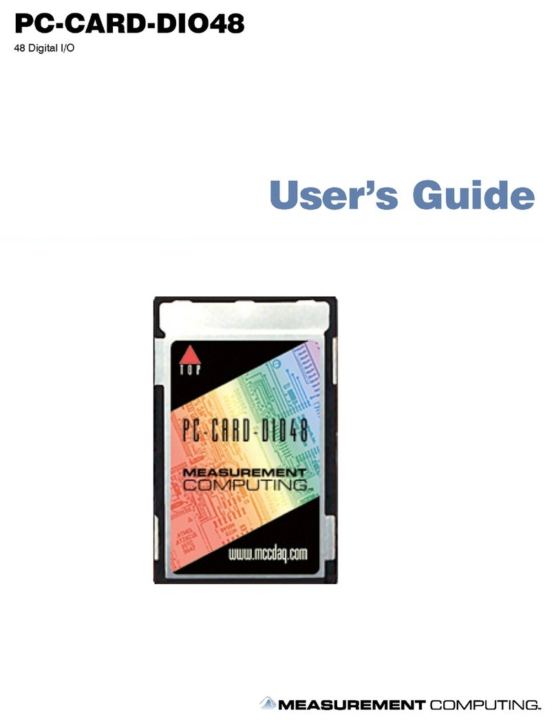 Measurement Computing PC-CARD user guide Measurement Computing PC-CARD user guide