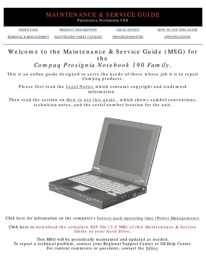 Compaq Prosignia 190 Manual Compaq Prosignia 190 Manual