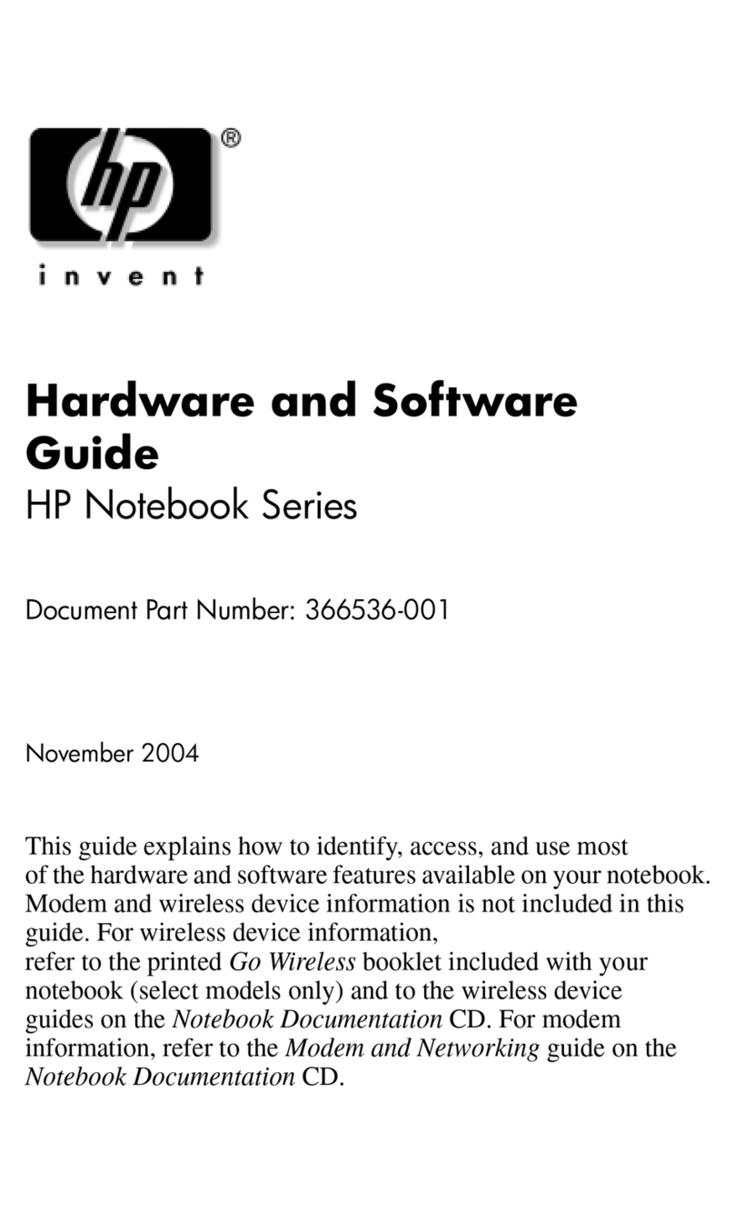 HP Notebook Series Mounting instructions