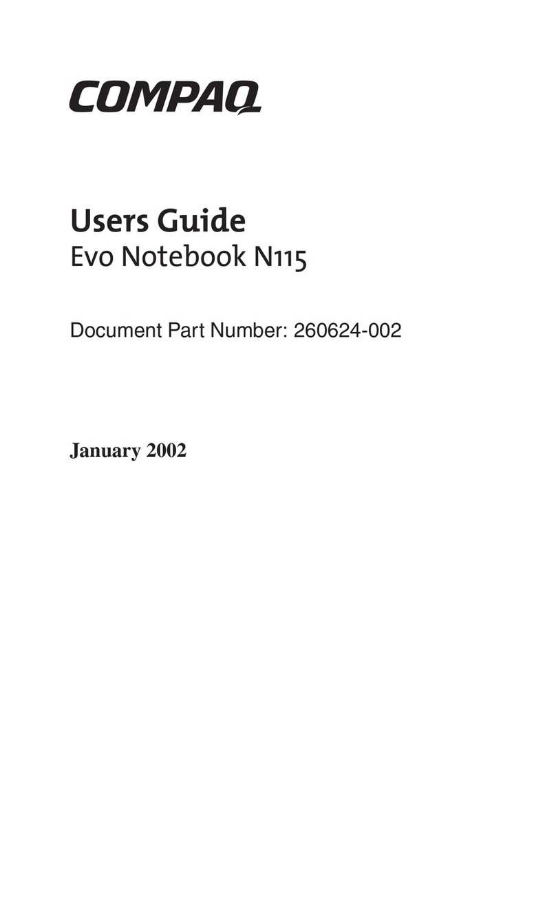 Compaq N115 User manual