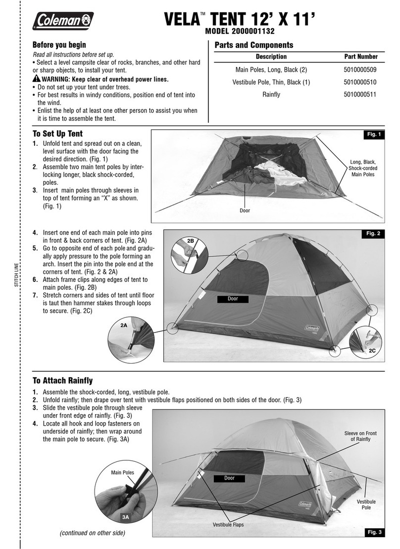 Coleman VELA 2000001132 User manual