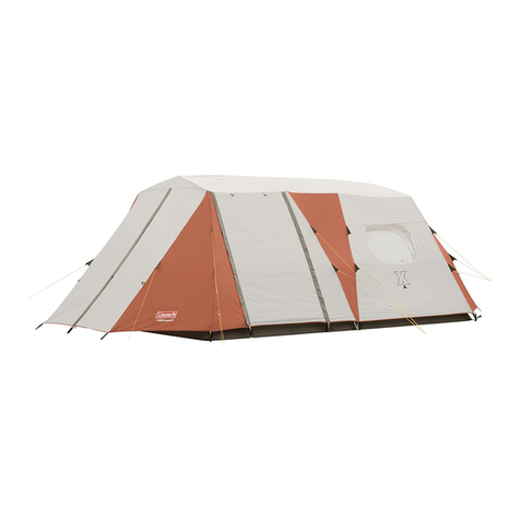 Coleman Tent X8 Setup instructions