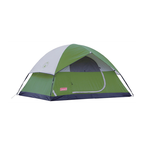 Coleman SUNDOME CX3 7'x7' User manual