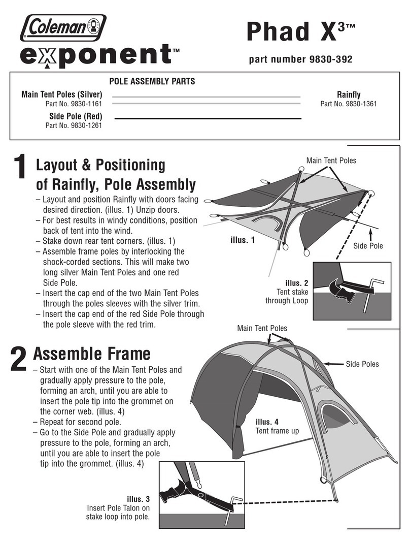 Coleman Phad X3TM User manual