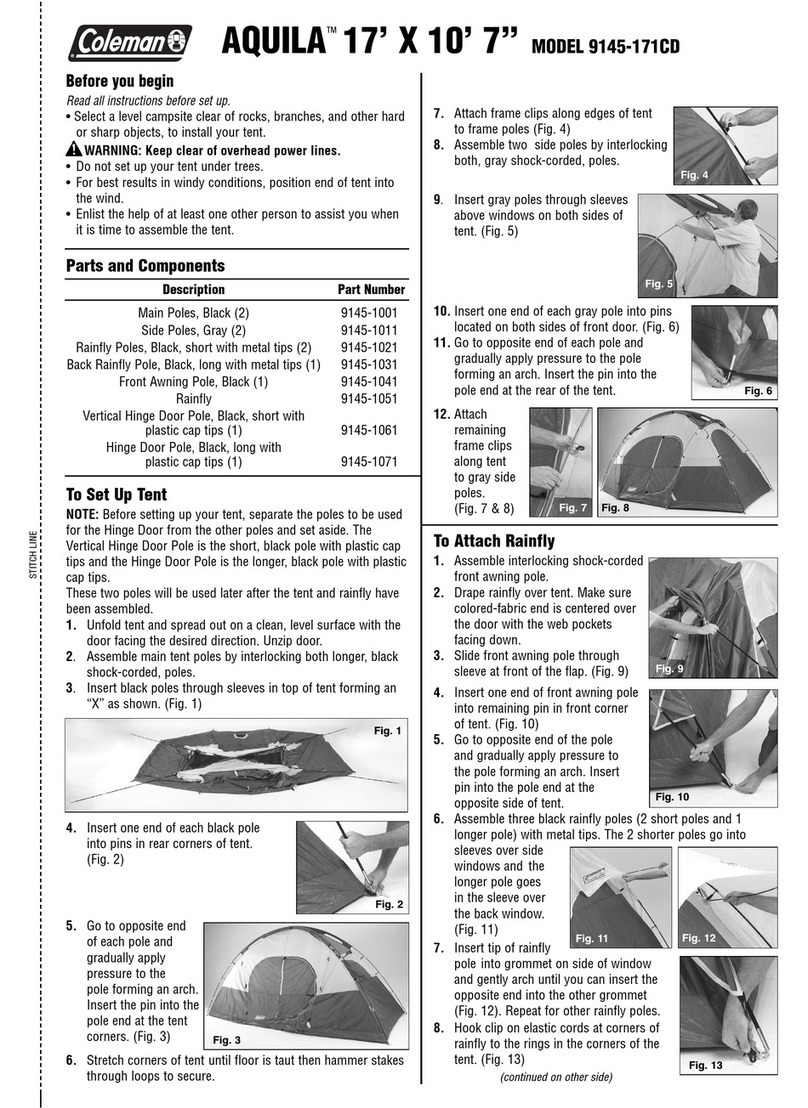 Coleman Aquila 9145-171CD User manual