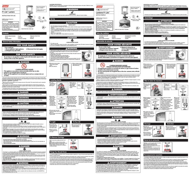 Coleman 9742A Series User manual