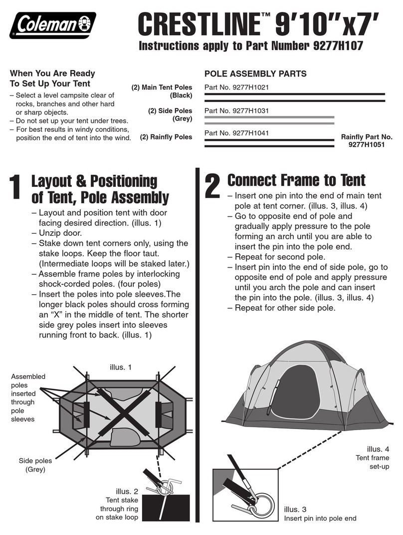Coleman CRESTLINE 9277H107 User manual