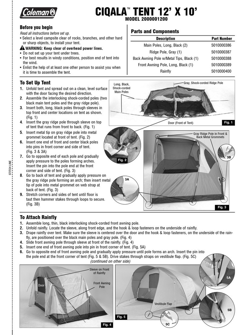 Coleman Ciqala 2000001200 User manual