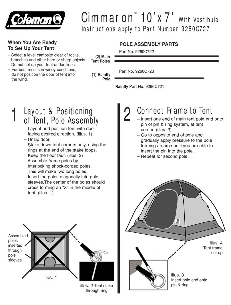 Coleman Cimmar 9260C727 User manual