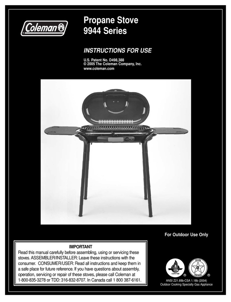 Coleman 9944 Series User manual