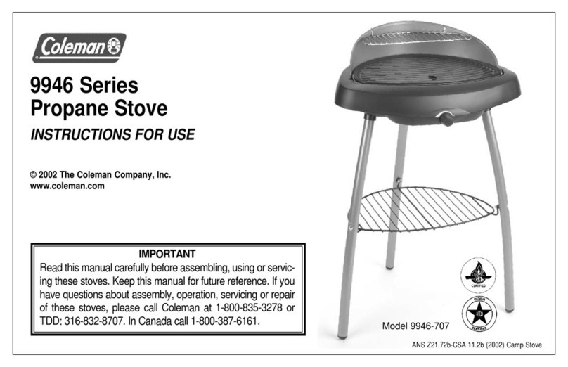 Coleman 9946 Series User manual