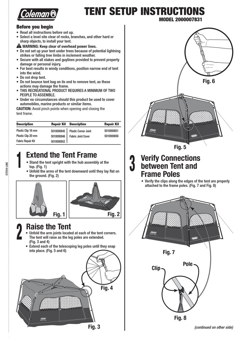 Coleman STITCHLINE 2000007831 Manual