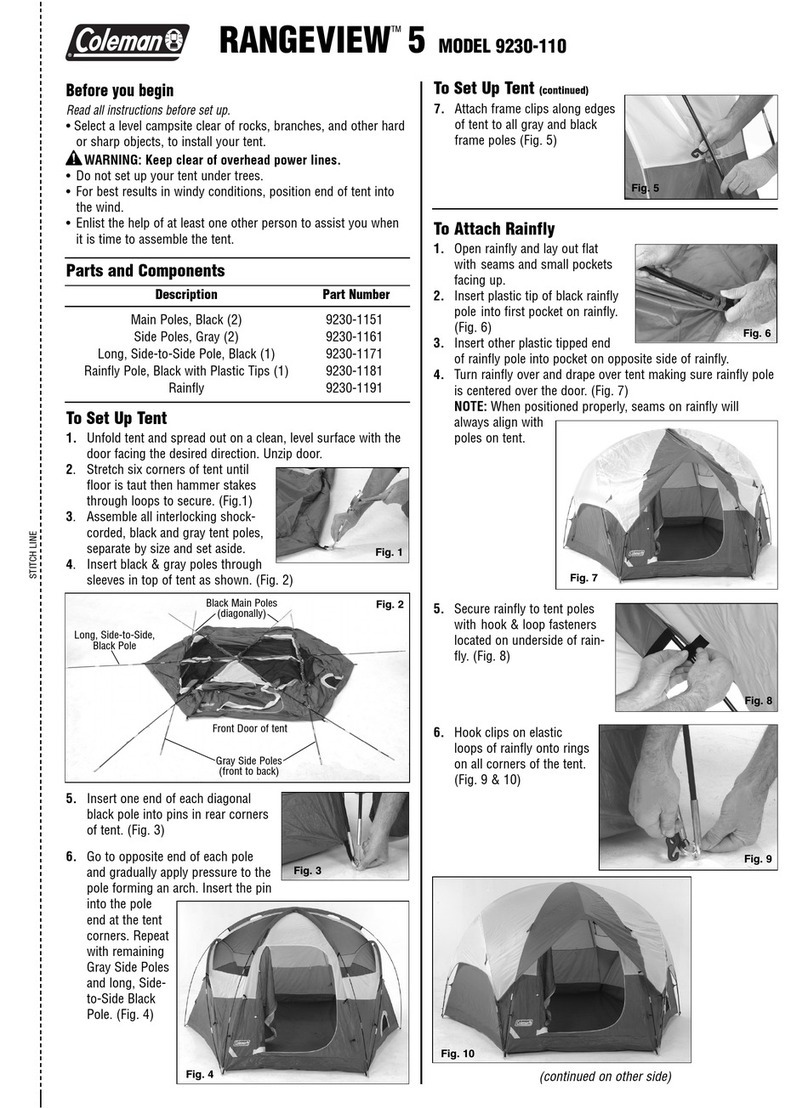 Coleman RANGEVIEW 5 9230-110 User manual