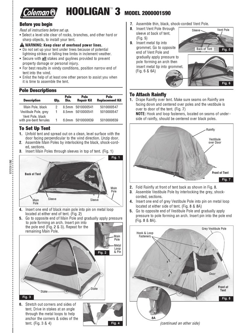 Coleman HOOLIGAN 3 2000001590 User manual