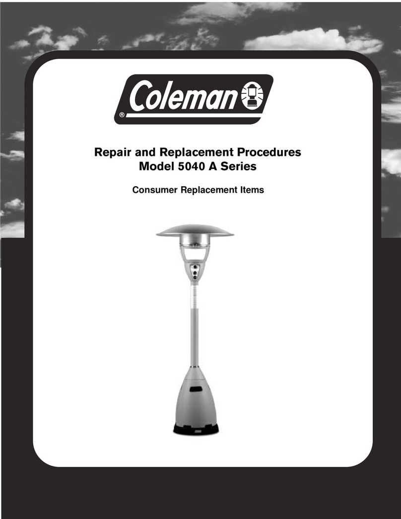 Coleman 5040 Series Use and care manual