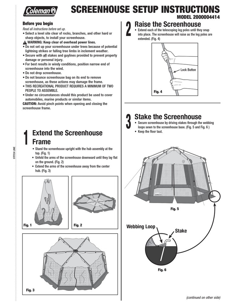 Coleman 2000004414 Setup instructions