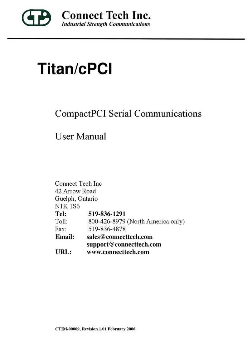 Connect Tech Titan/cPCI user manual