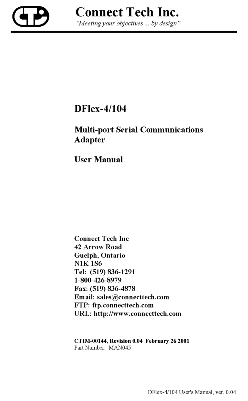 Connect Tech DFlex-4/104 user manual