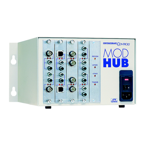 Contemporary Control Systems MOD HUB series installation instructions