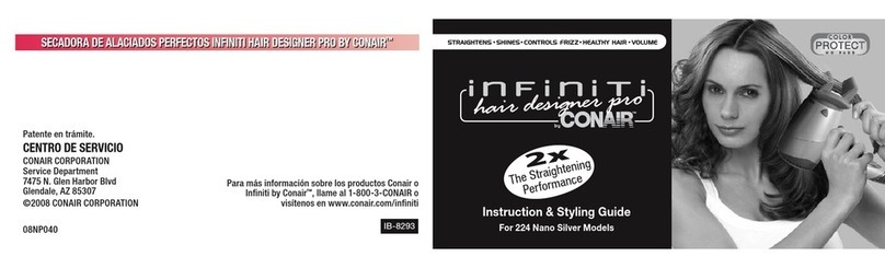 Conair INFINITI 224 User guide