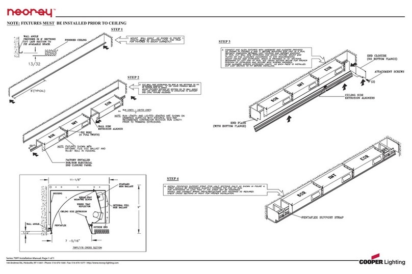 Cooper Lighting 79PF Series installation manual Cooper Lighting 79PF Series installation manual