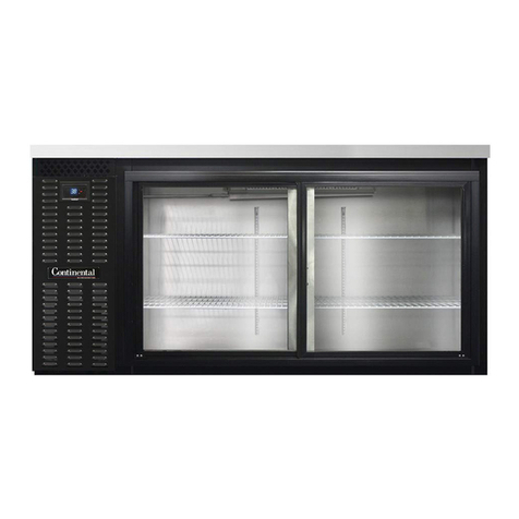 Continental Refrigerator R-134A User manual Continental Refrigerator R-134A User manual