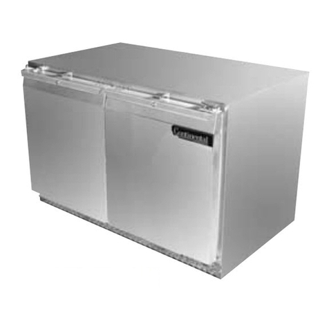 Continental Refrigerator DLUCF27-SS User manual