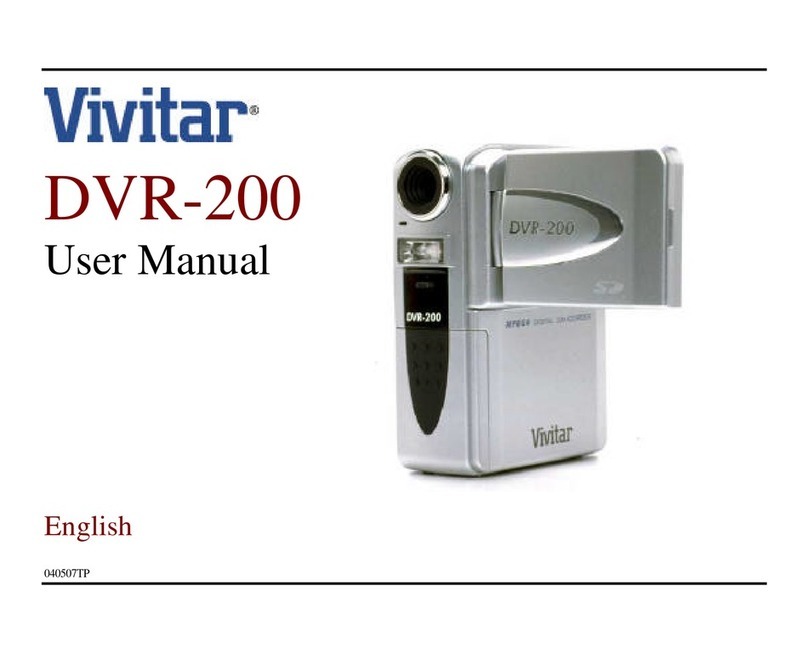 Vivitar DVR-200 user manual