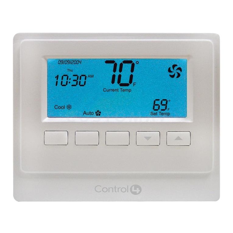 Contro l4 Wireless thermostat user guide