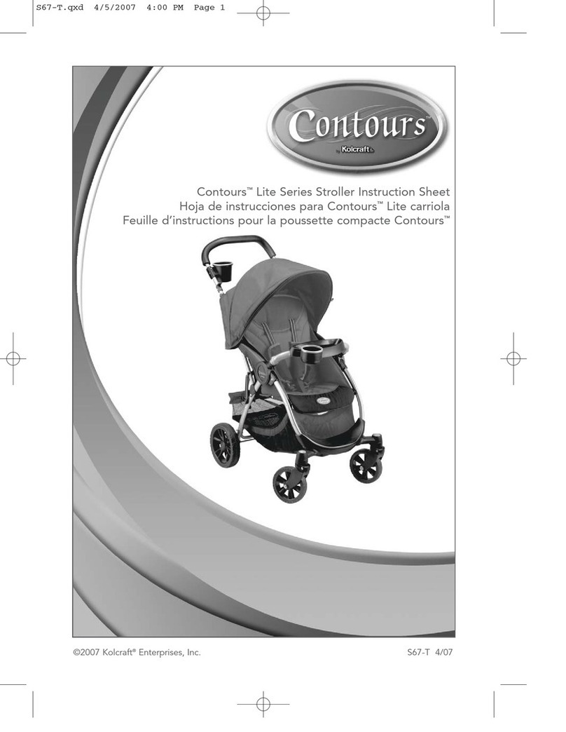Kolcraft S67-T 4/07 instruction sheet