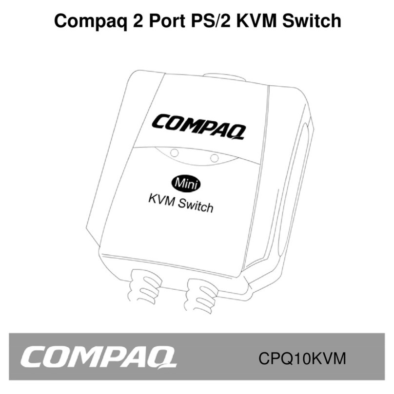 Compaq CPQ10KVM User manual