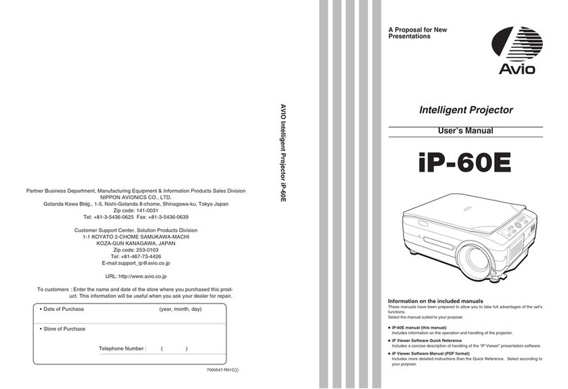 Avio iP-60E user manual