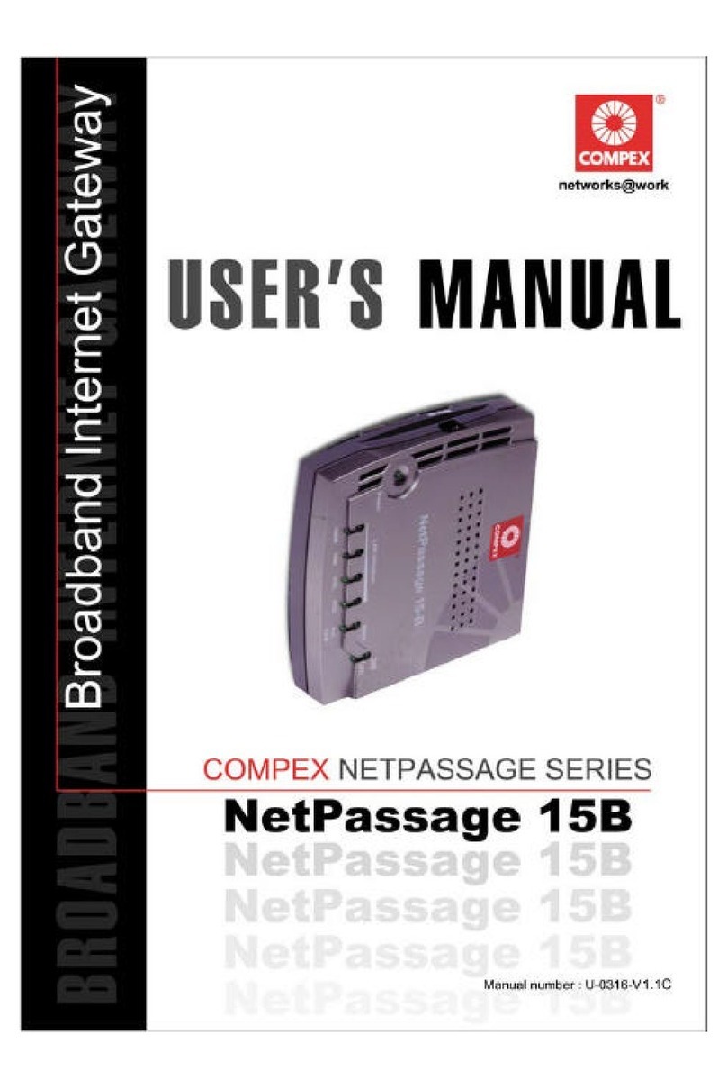 Compex NetPassage 15B user manual
