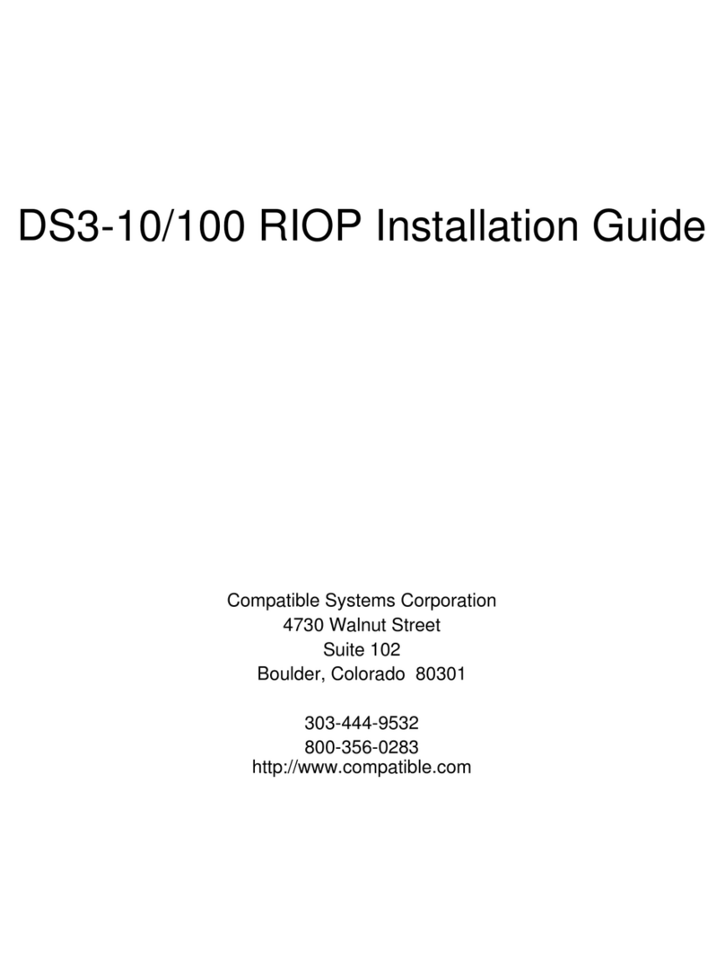 Compatible Systems DS3-10/100 installation guide
