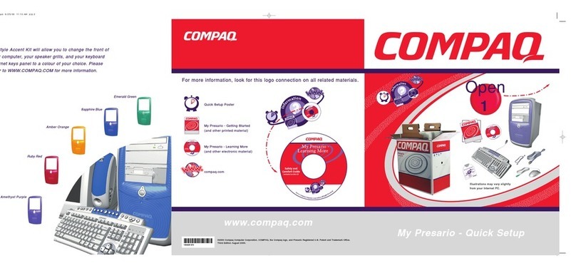 Compaq Compaq Presario Specification sheet