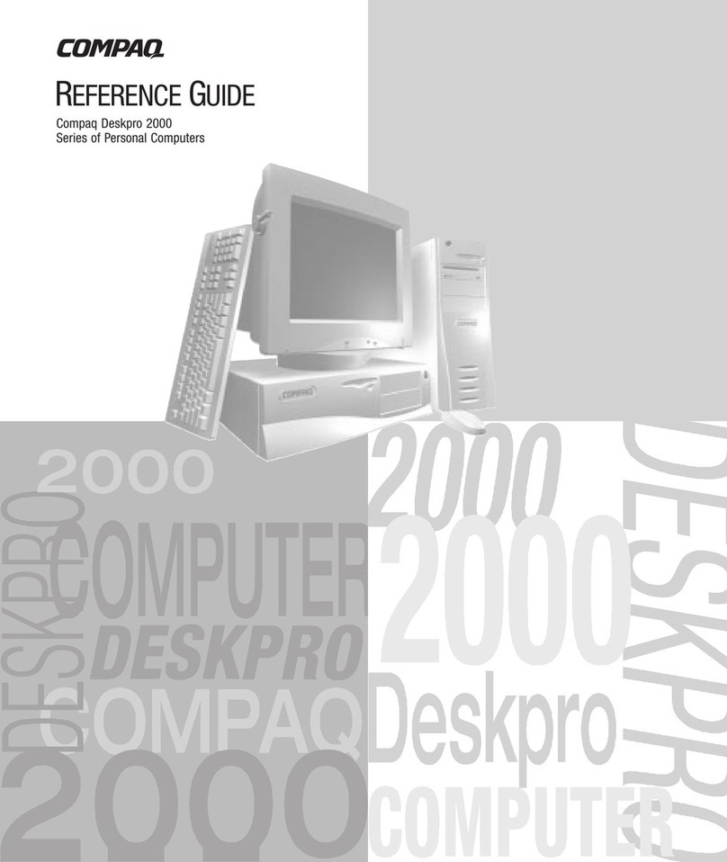 Compaq Deskpro 2000 Series User manual Compaq Deskpro 2000 Series User manual