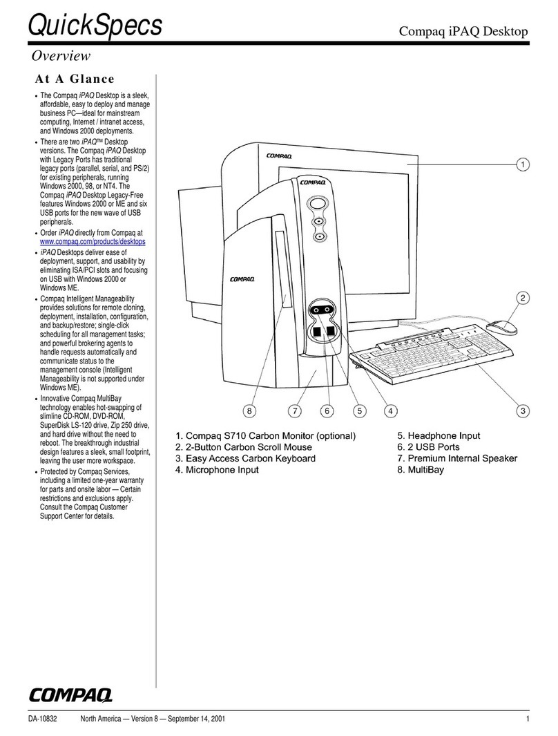 Compaq DA-10832 User instructions
