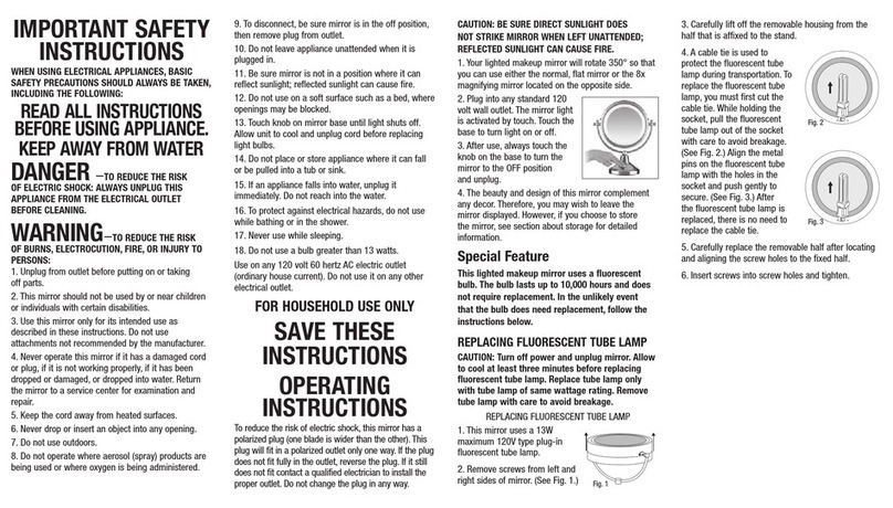 Conair BE84 Use and care guide Conair BE84 Use and care guide