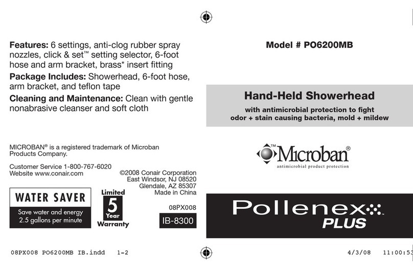 Microban Pollenex PO6200MB User manual