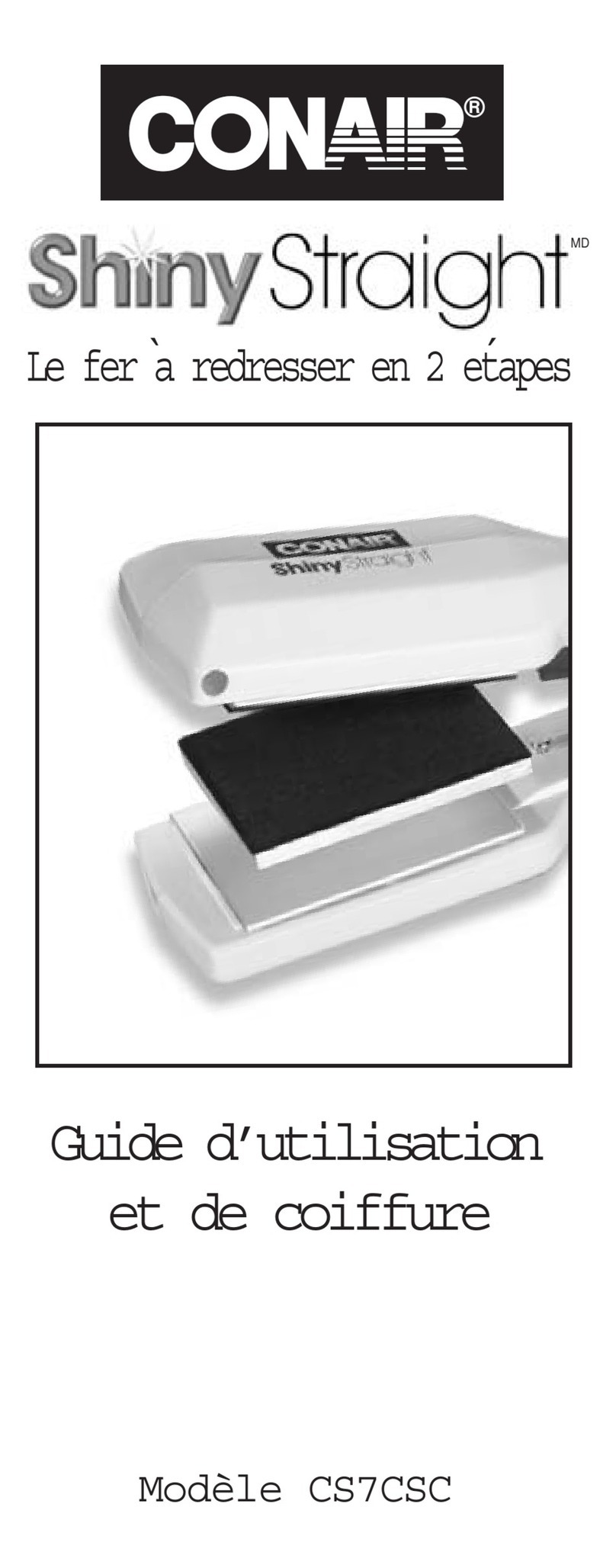 Conair Shiny Straight CS7CSC User guide