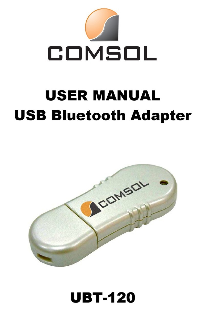 COMSOL UBT-120 user manual