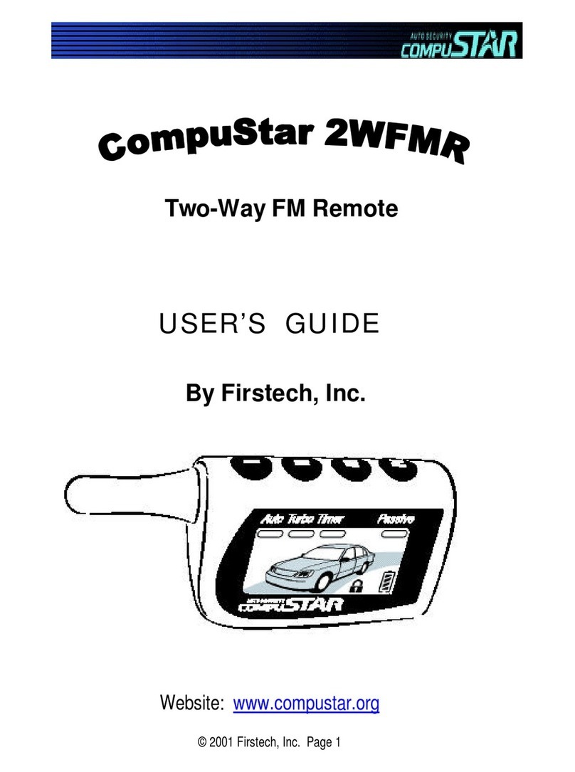 CompuSTAR 2WFMR User manual