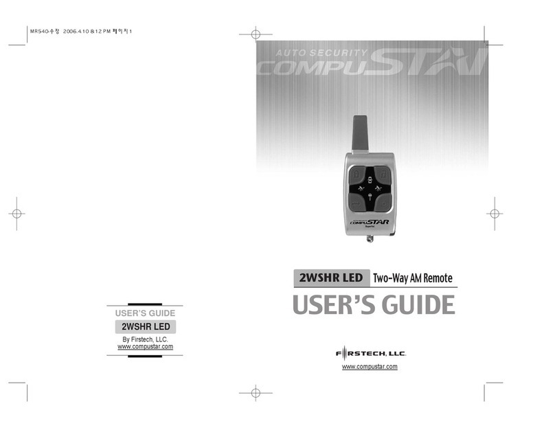 CompuSTAR 2WSHR LED User manual