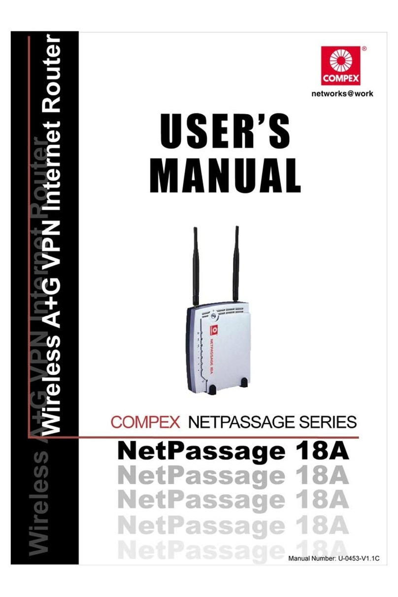 Compex NetPassage 18A User manual