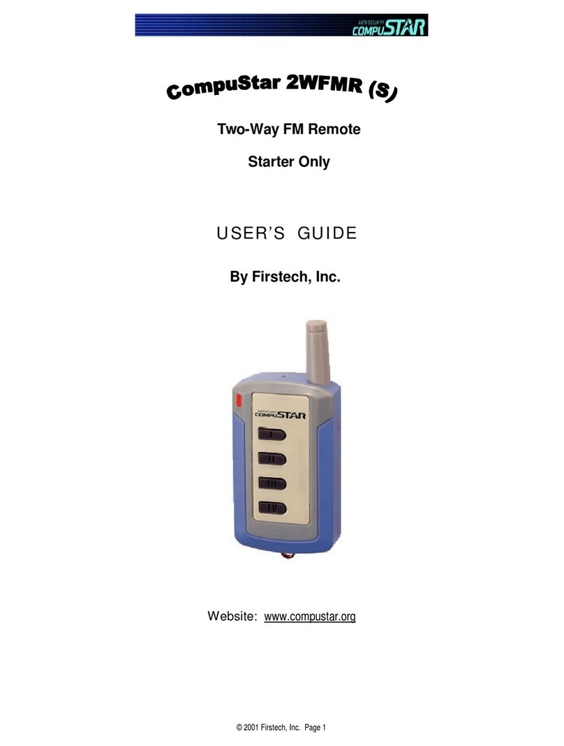 CompuSTAR 2WFMRS User manual